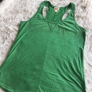 •Mossimo• Green Racerback Flowy Tank
